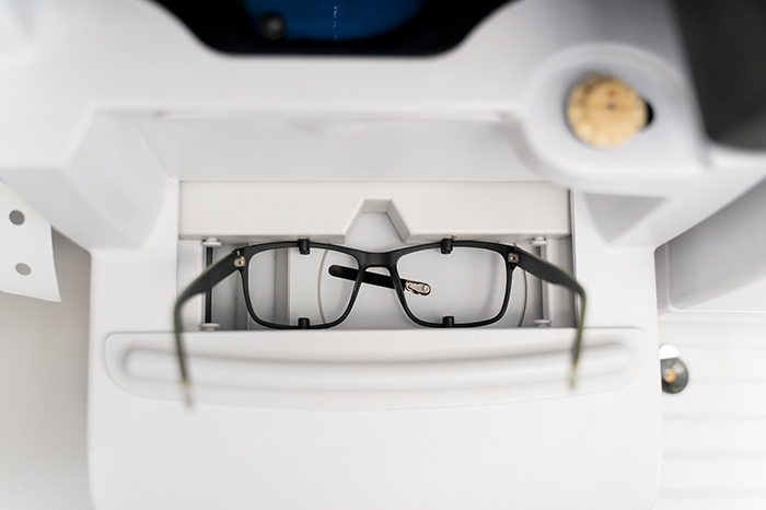 Vérification de l'alignement des lunettes​