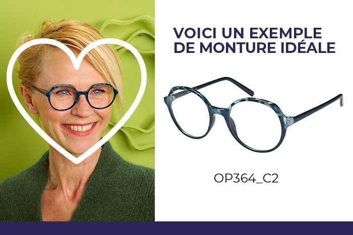 Visages en forme de cœur ​